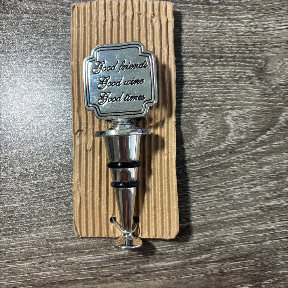 Silver Wine Bottle Stopper